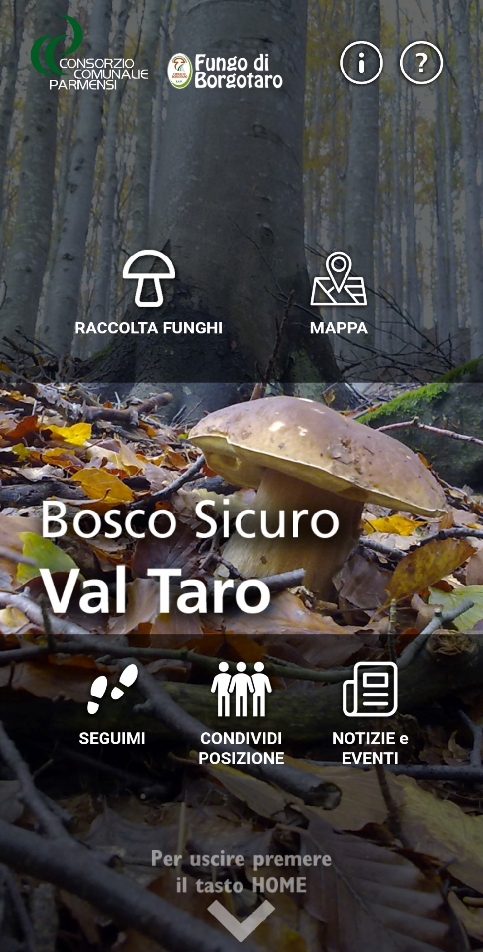APP: Bosco Sicuro Valtaro